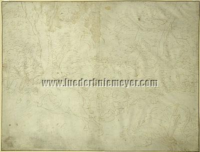 Charles Le Brun - Lion Hunt