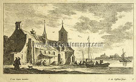 Jan van Goyen, The Capuchin Monastery at the Canal