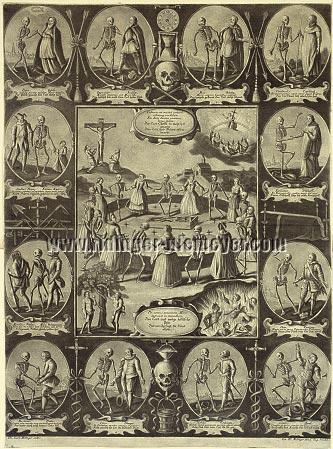 Johann Elias Ridinger, The Large Sheet of Dance Macabre