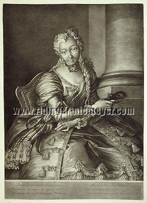 Johann Elias Ridinger, The Lady with the Black Mask