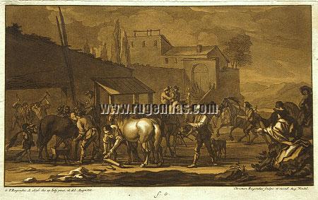 Georg Philipp Rugendas I, Horsemen, Cavalry and Camp Scenes from 1693 to 1705